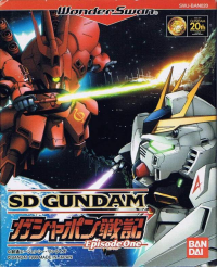 SD Gundam Gashapon Senki: Episode 1 WonderSwan  box art